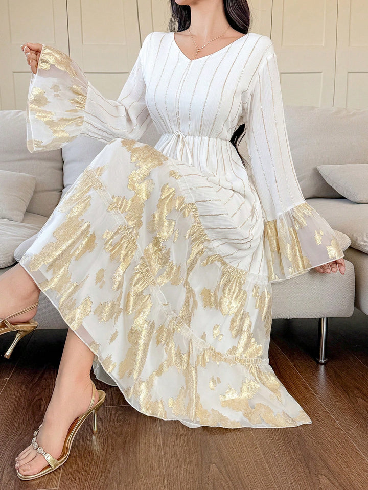 Rochie midi SHEIN, alb