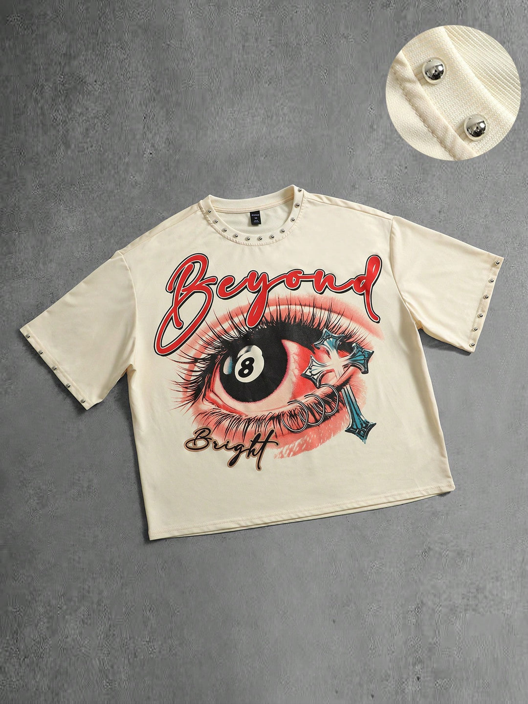 Tricou SHEIN, bej