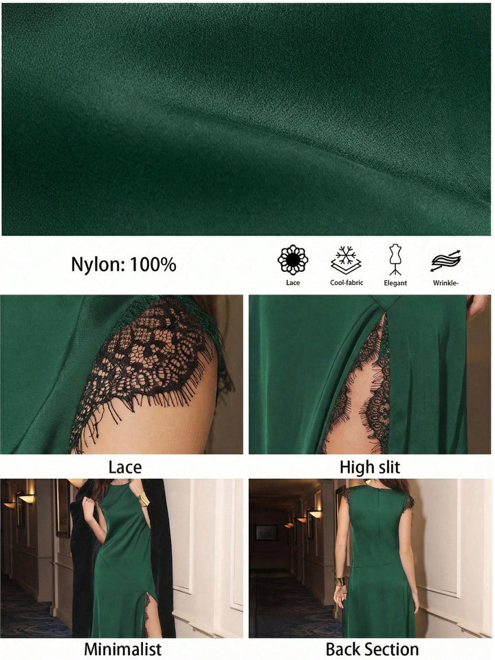 Rochie maxi SHEIN, verde