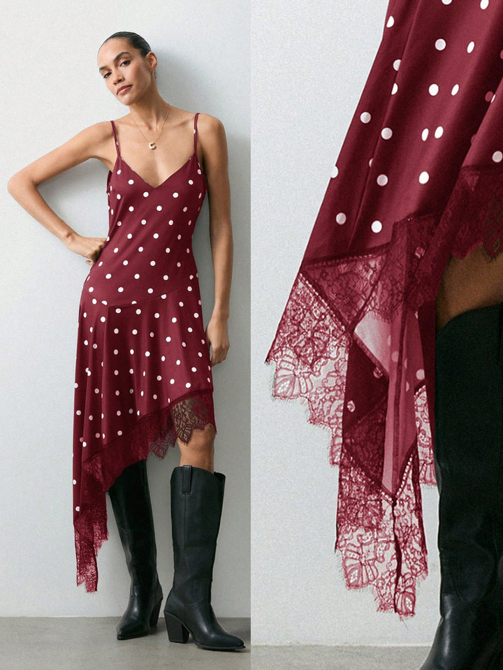 Rochie midi SHEIN, vișiniu