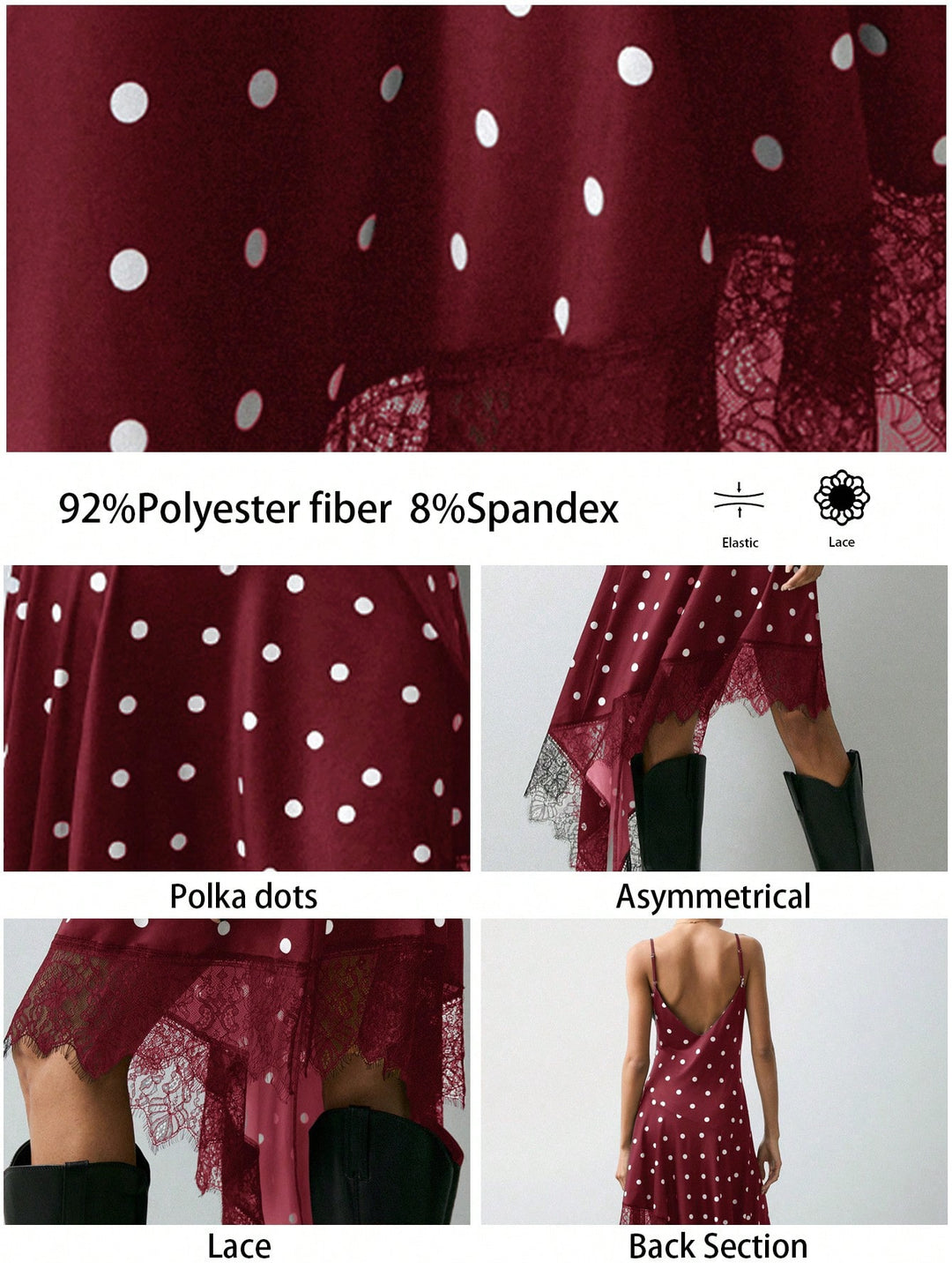 Rochie midi SHEIN, vișiniu