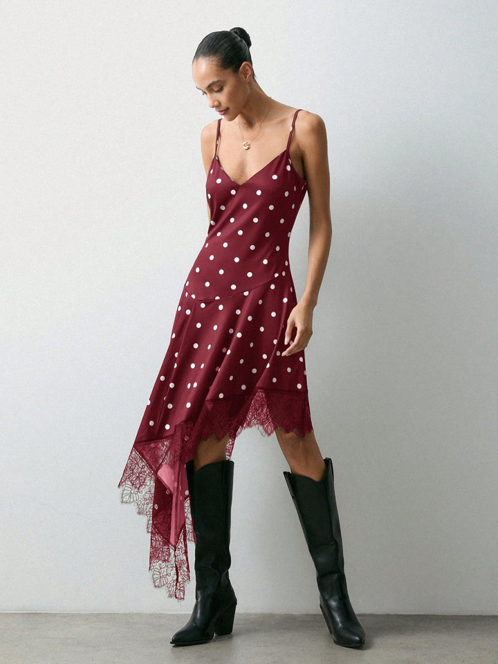 Rochie midi SHEIN, vișiniu