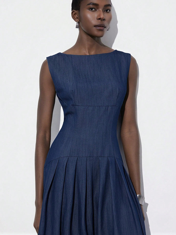 Rochie maxi SHEIN, albastru