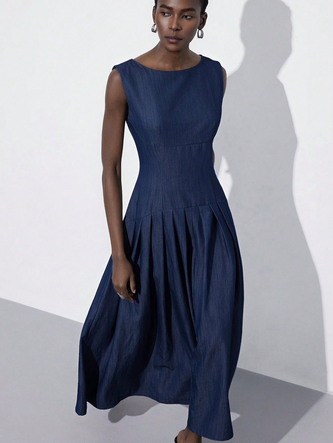 Rochie maxi SHEIN, albastru