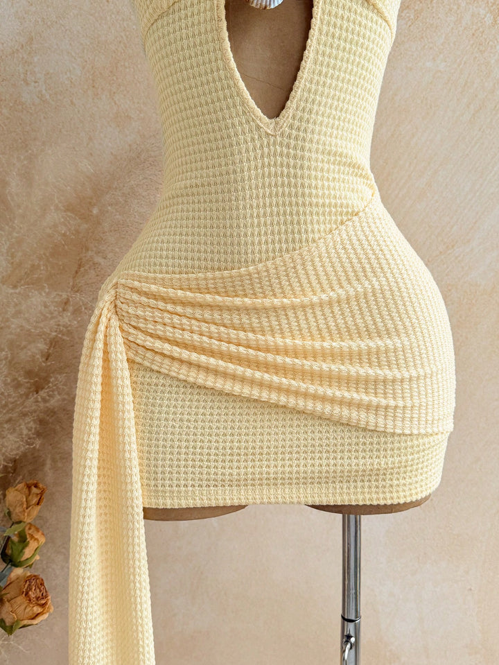 Rochie mini SHEIN, galben