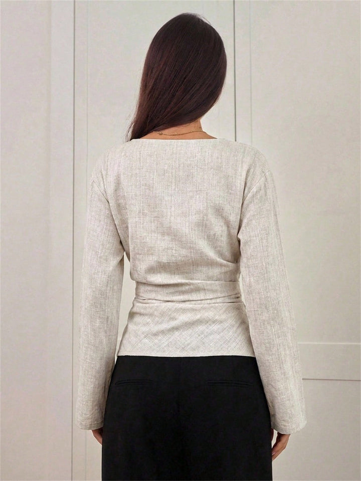 SHEIN blúz, khaki