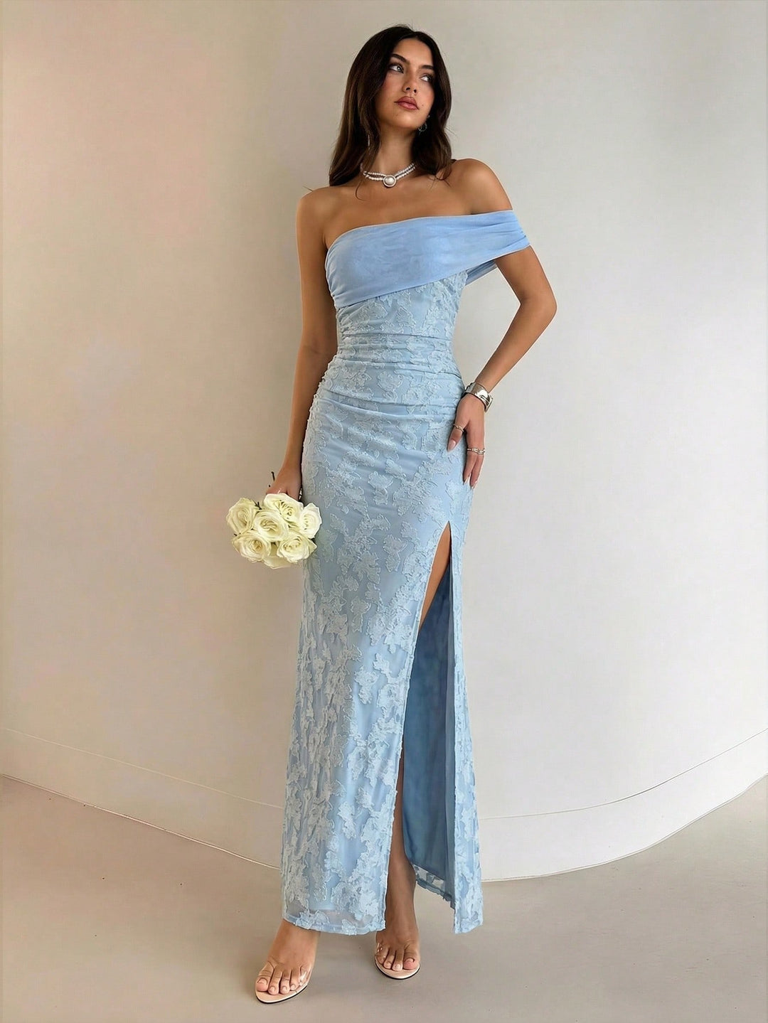 Rochie maxi SHEIN, albastru