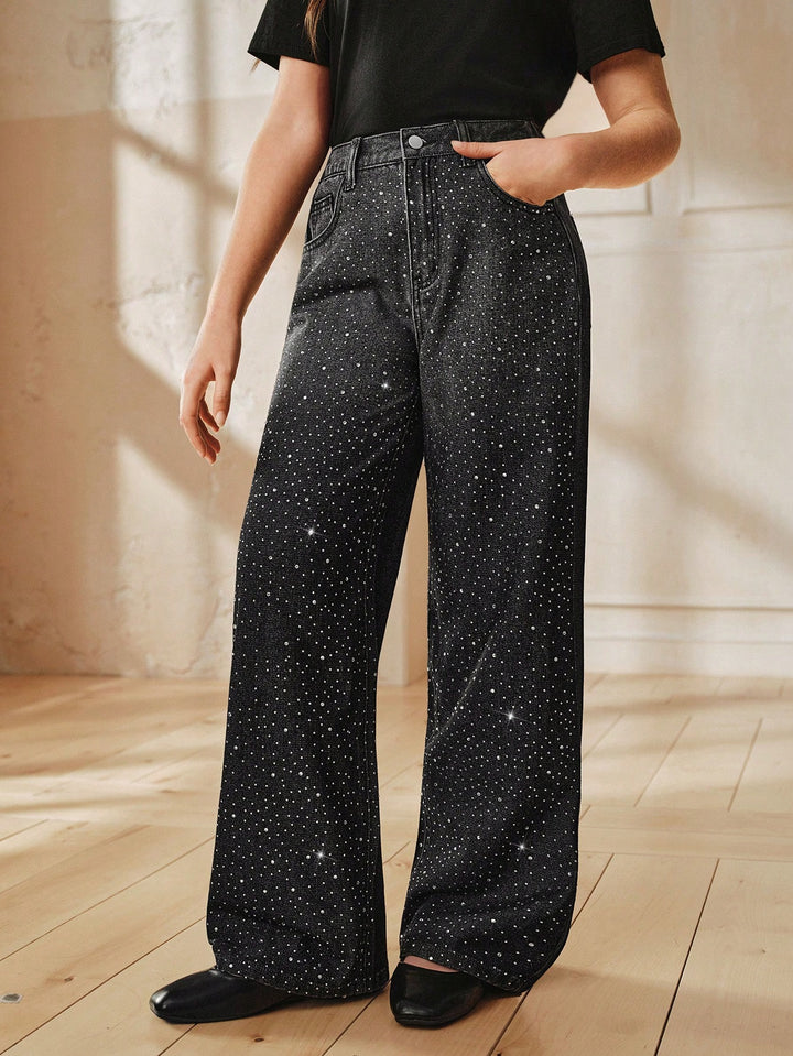 Jeans SHEIN, fekete