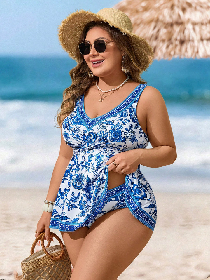 Costum de baie SHEIN, mix culori