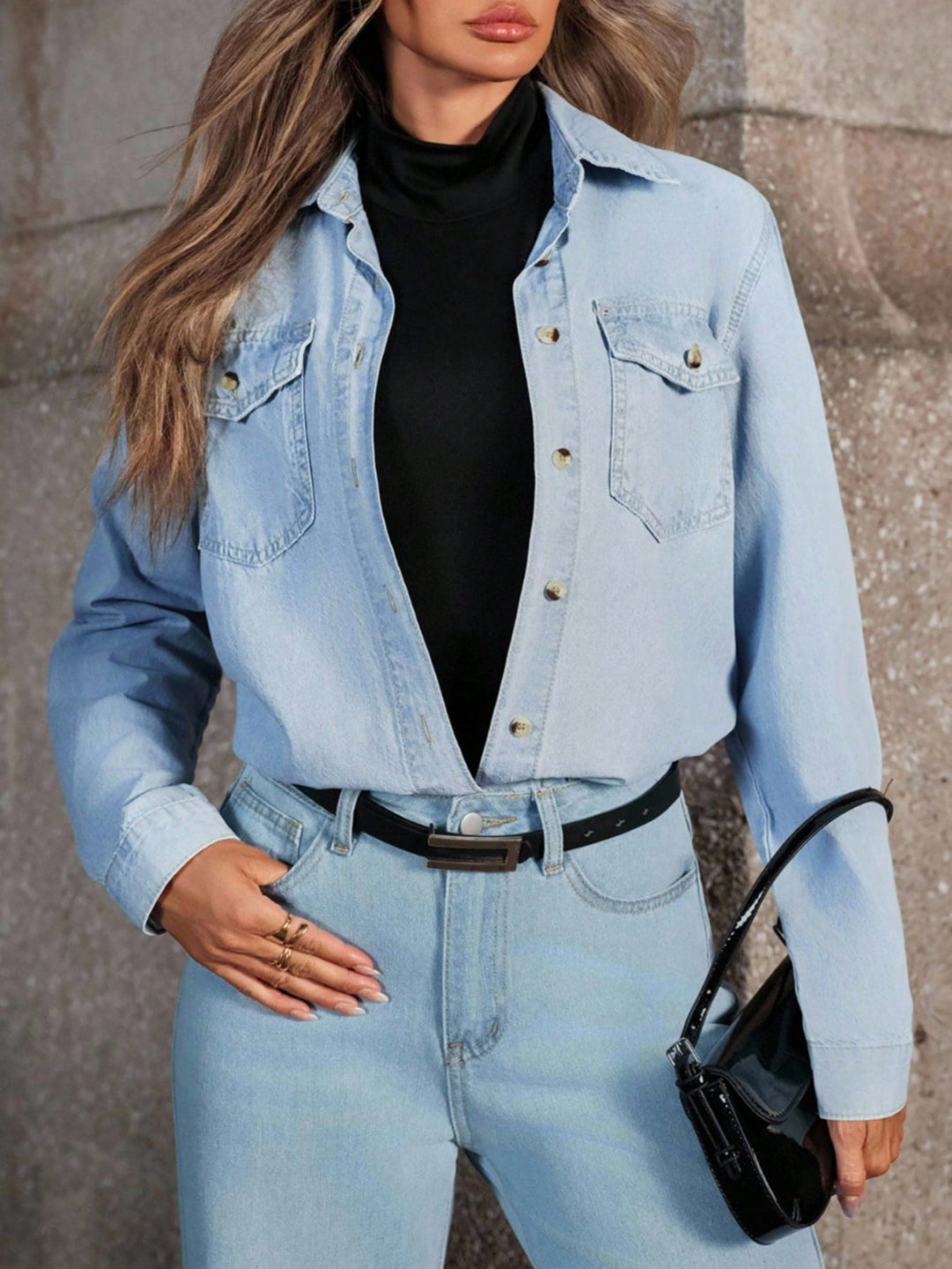 Top SHEIN, albastru