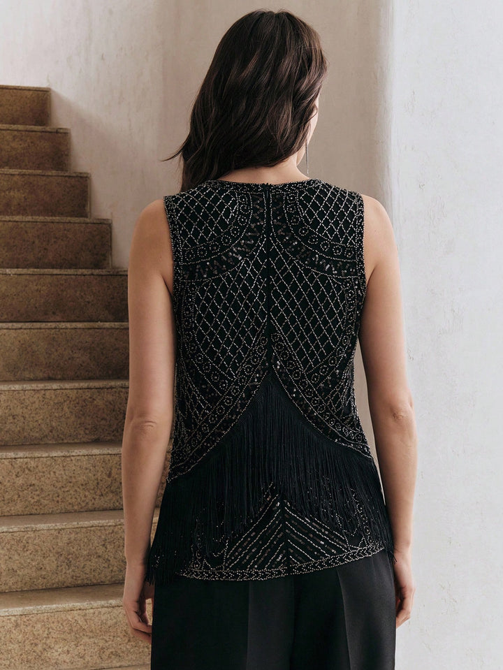 Top SHEIN, negru