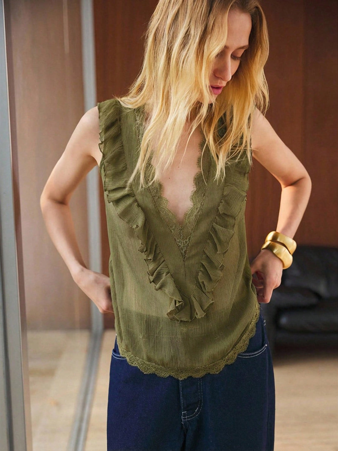 SHEIN top, zöld