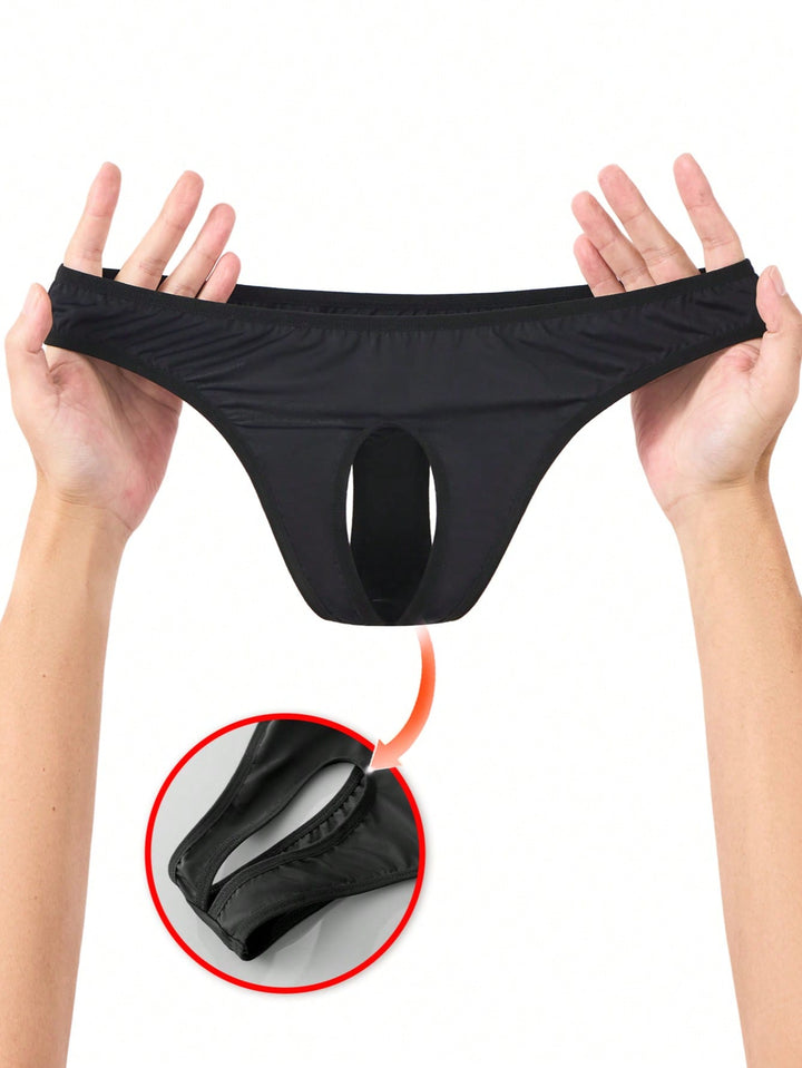 Chiloți tip tanga SHEIN, negru