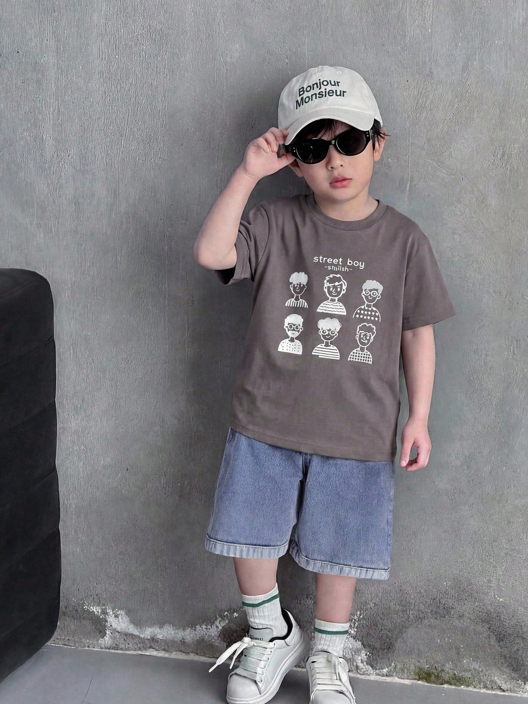 Tricou SHEIN, gri