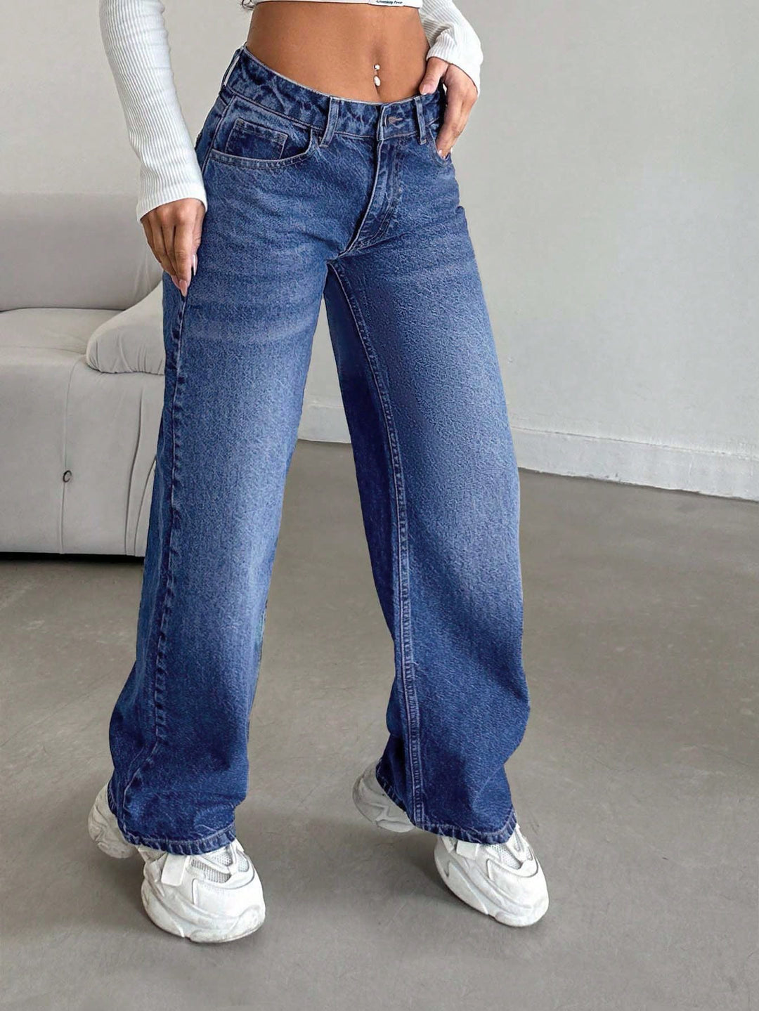 Jeans SHEIN, albastru