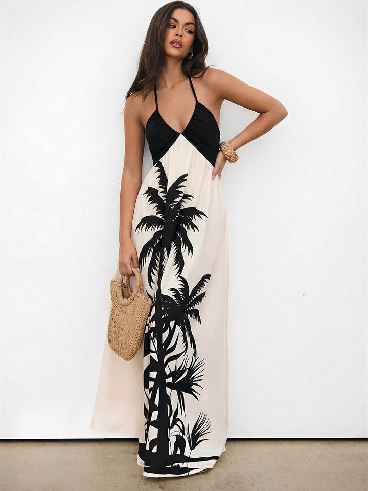 Rochie maxi SHEIN, mix culori