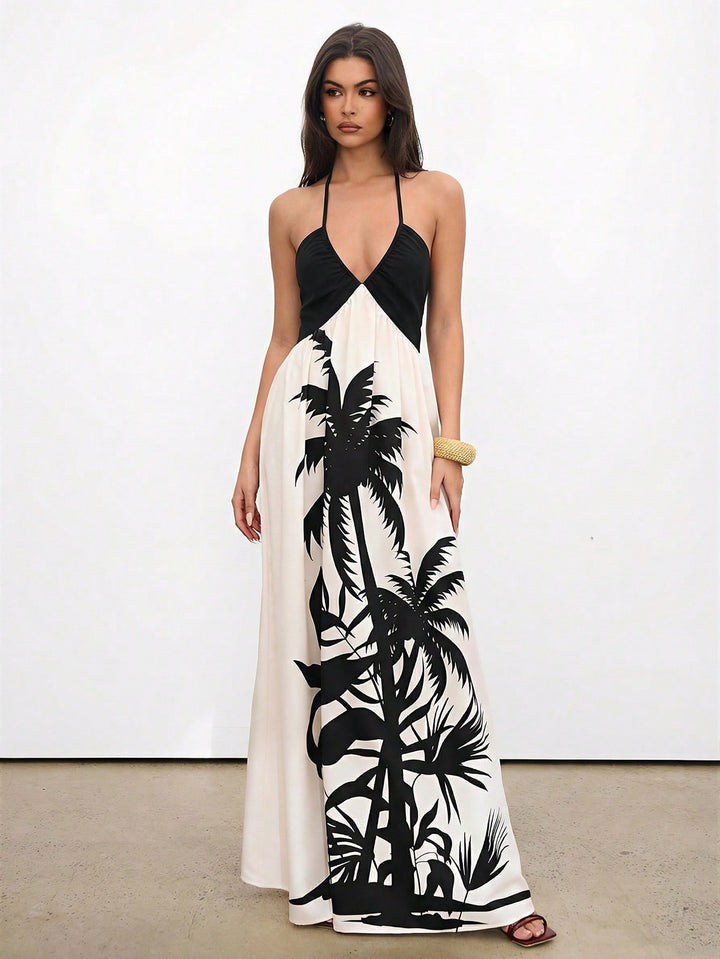 Rochie maxi SHEIN, mix culori