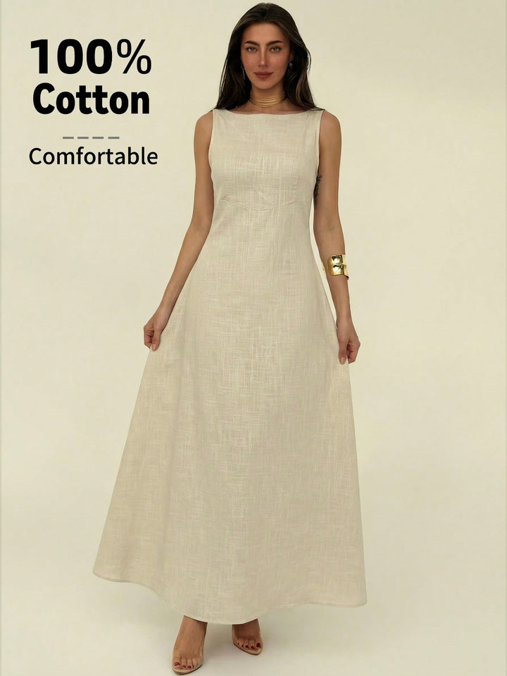 Rochie midi SHEIN, bej