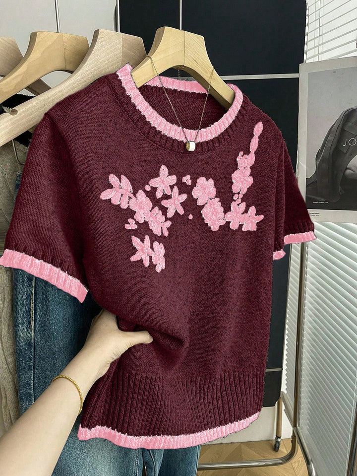 Pulover SHEIN, vișiniu