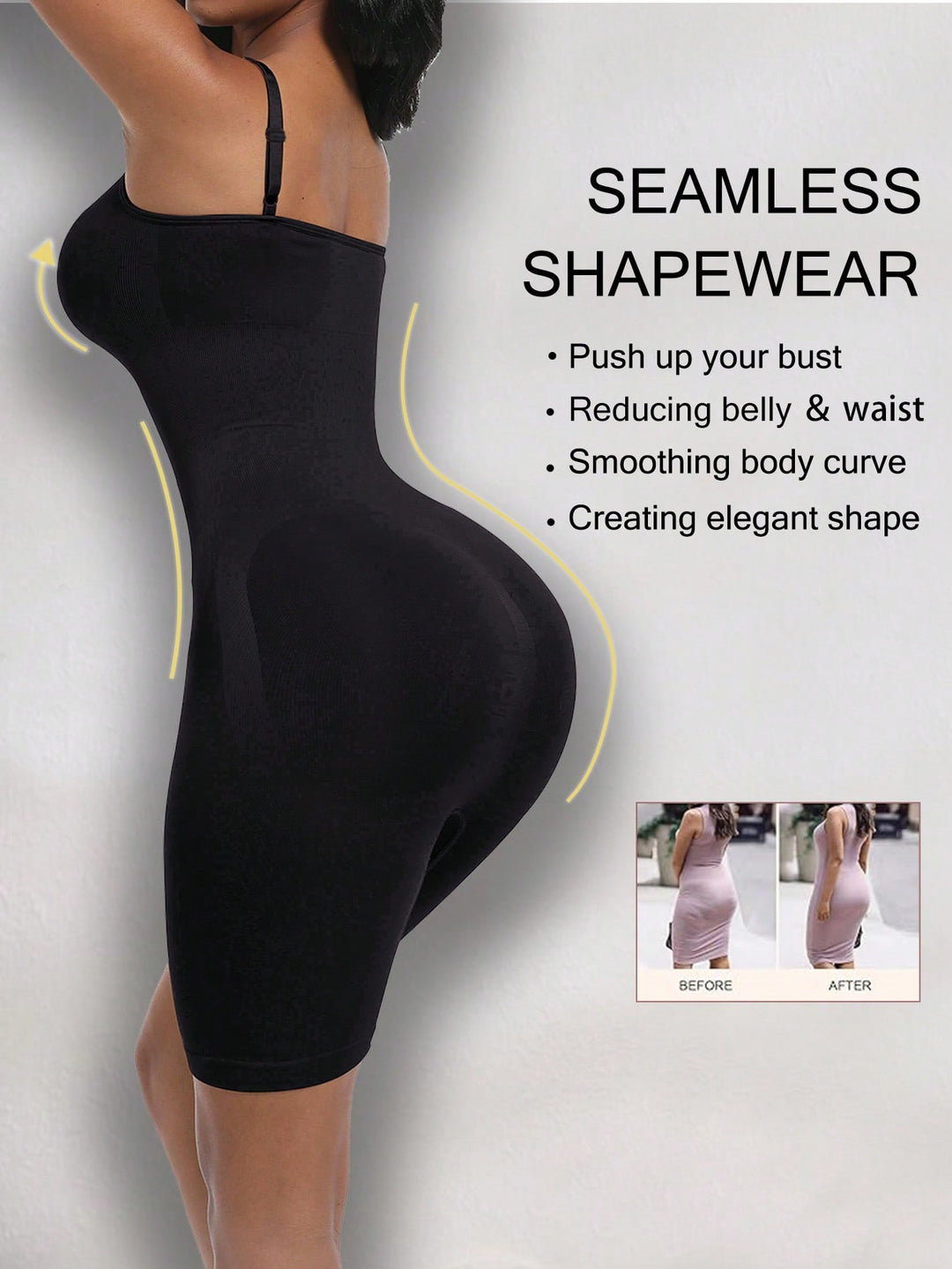 Body modelator SHEIN, negru