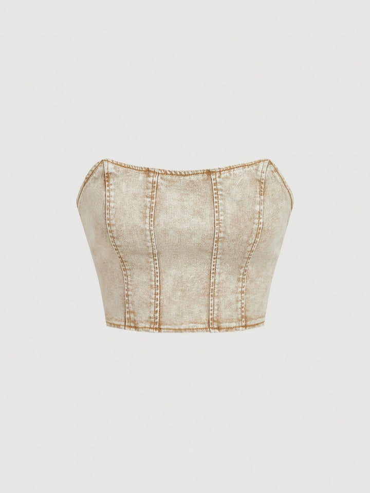 SHEIN felső, khaki