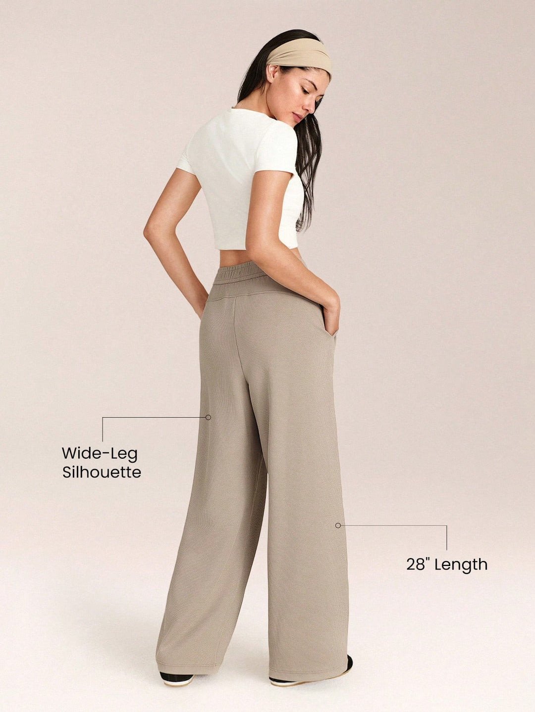 Pantaloni SHEIN, kaki