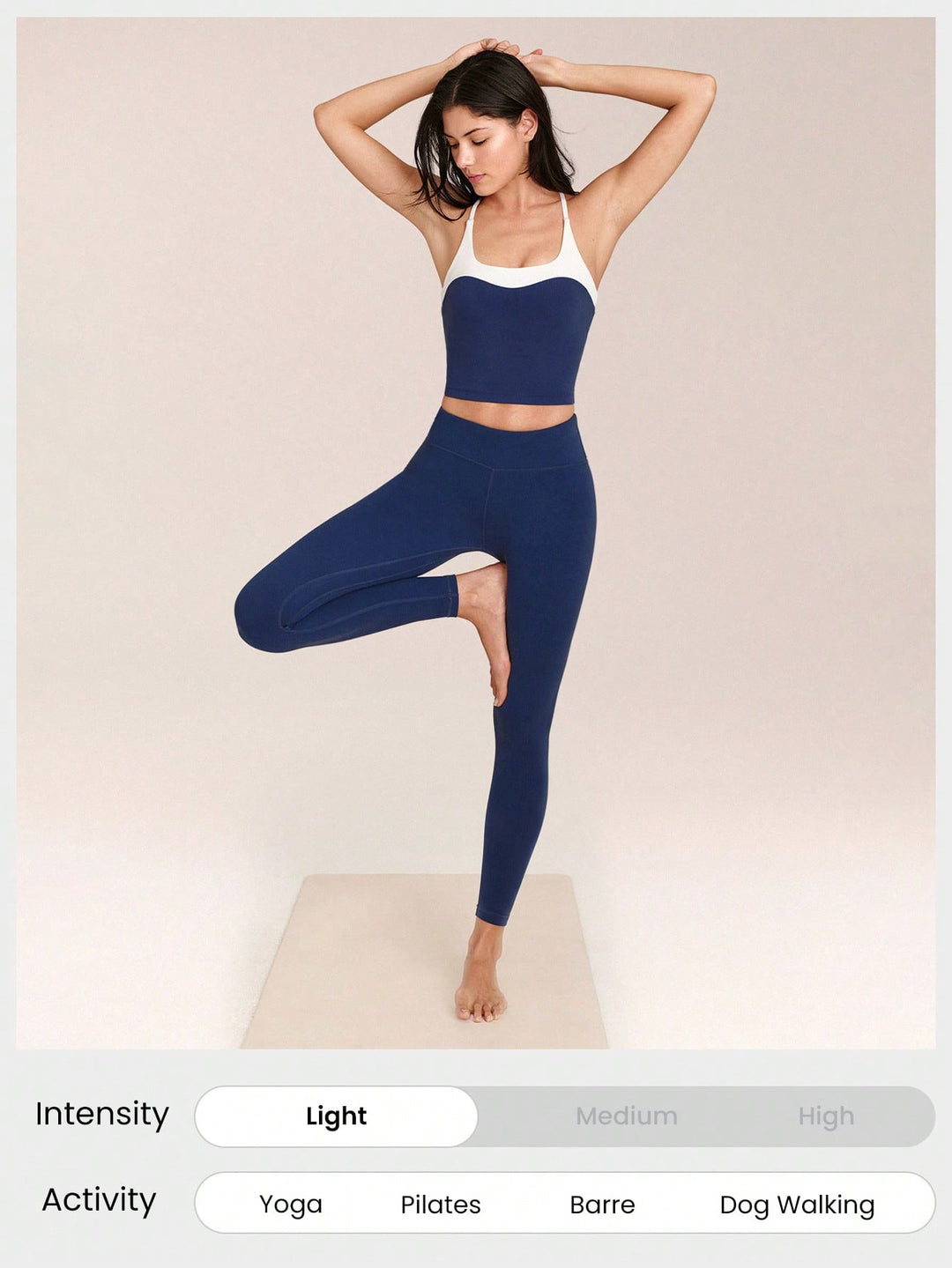 SHEIN sportmelltartó, kék