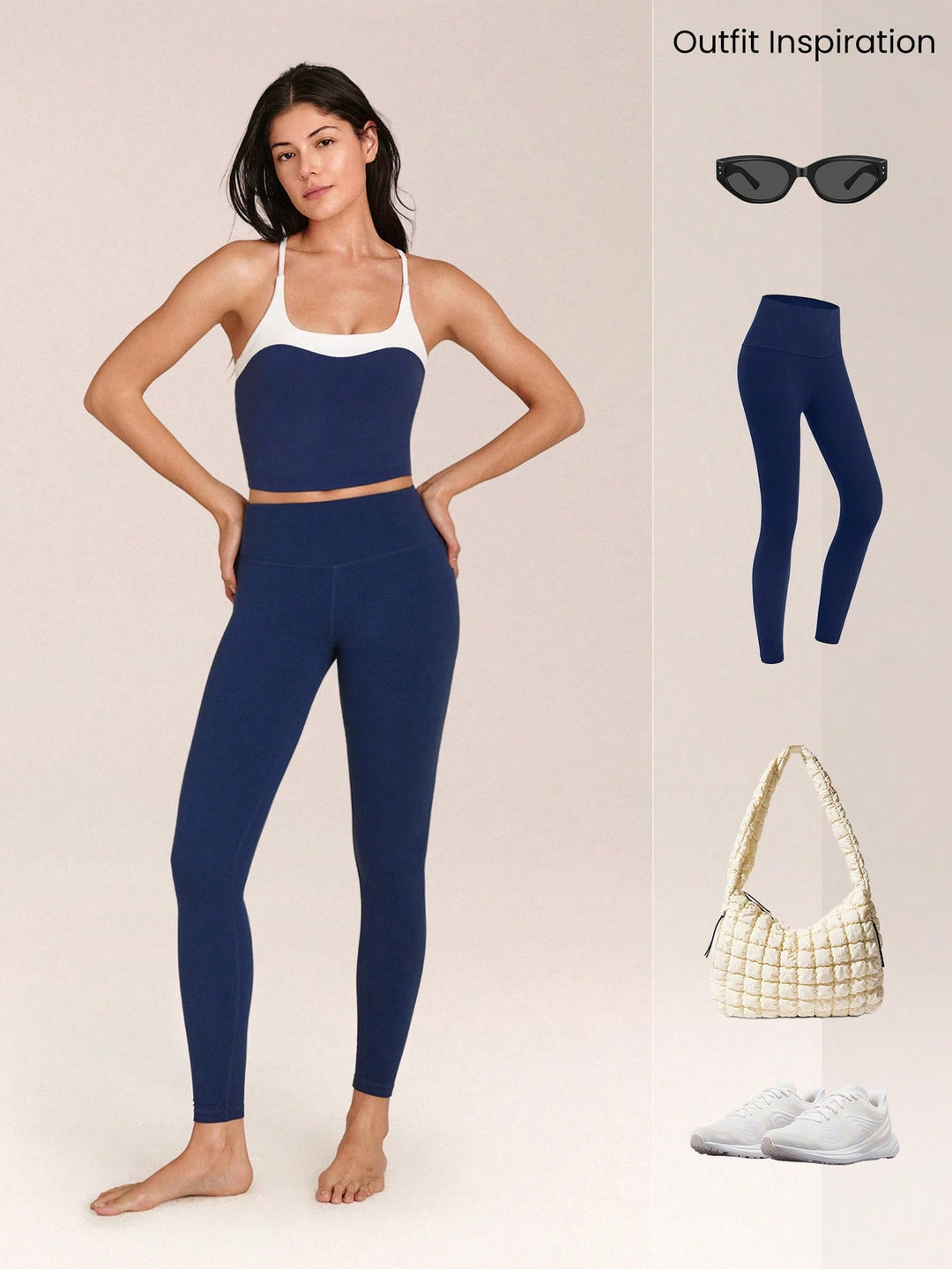 SHEIN sportmelltartó, kék