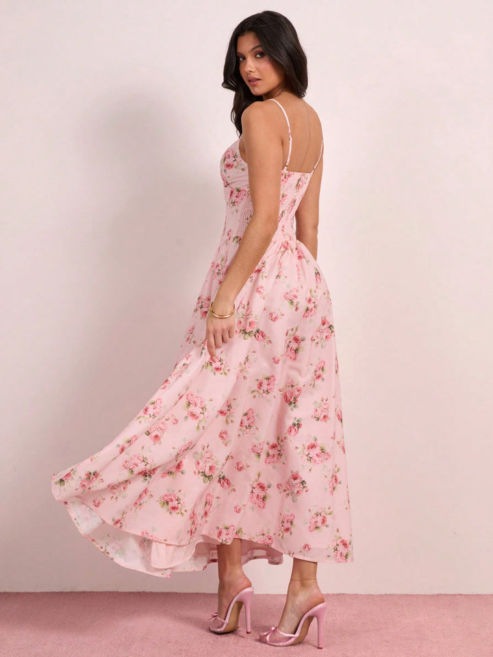 Rochie maxi SHEIN, roz