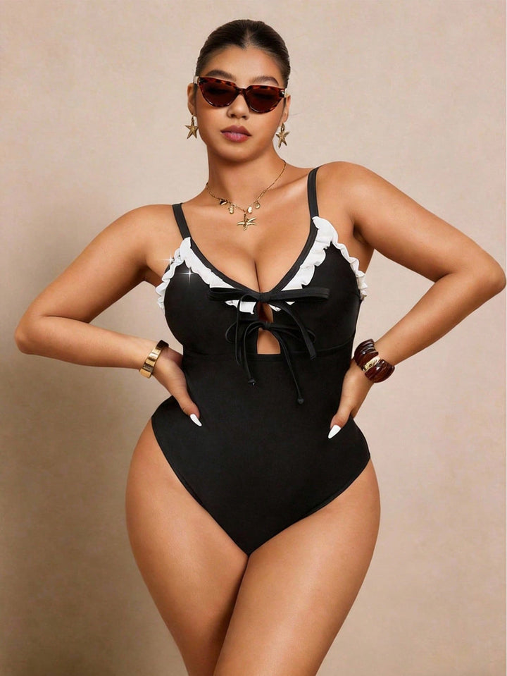Costum de baie SHEIN, negru