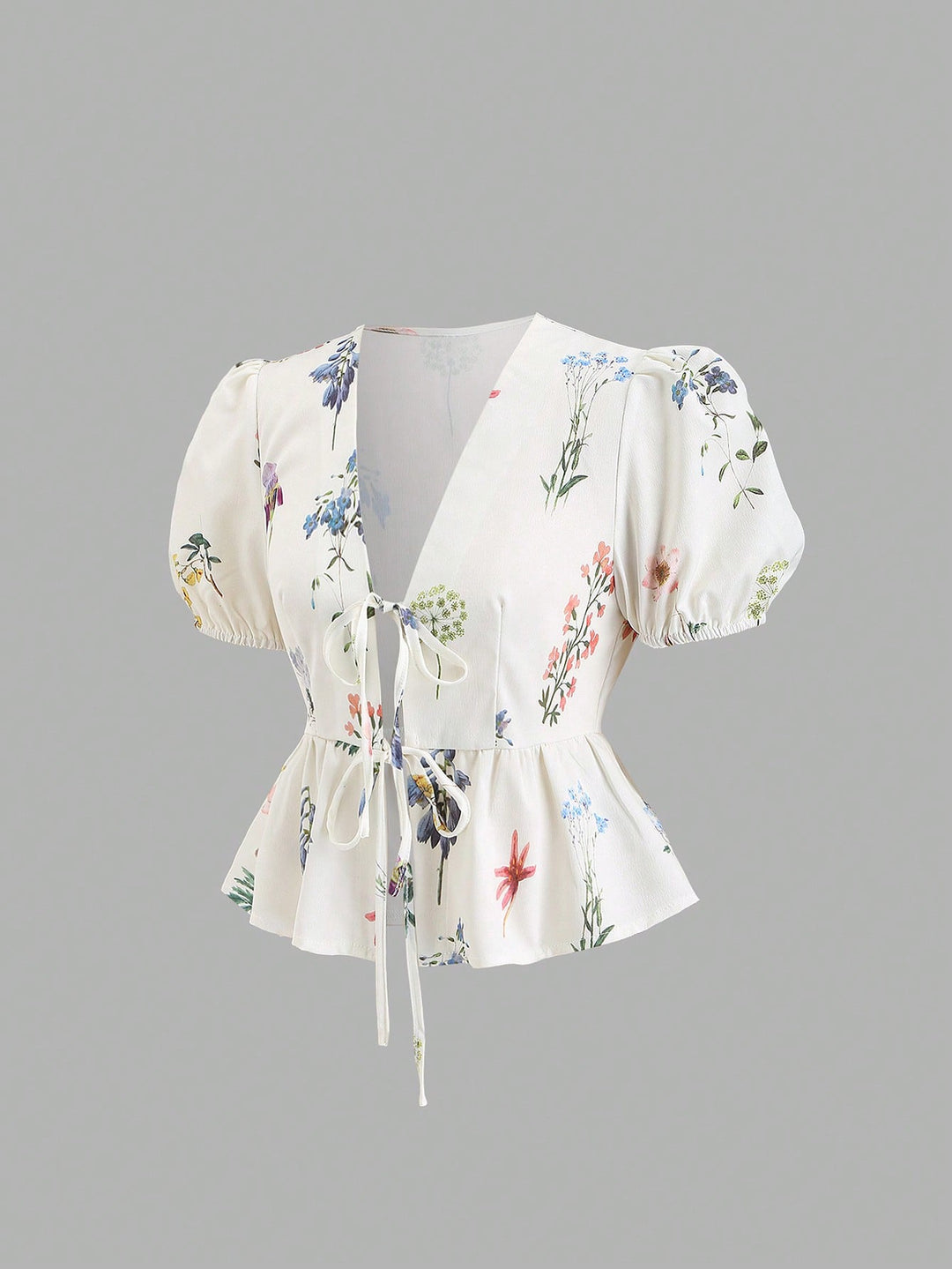 Bluza cropped SHEIN, alb