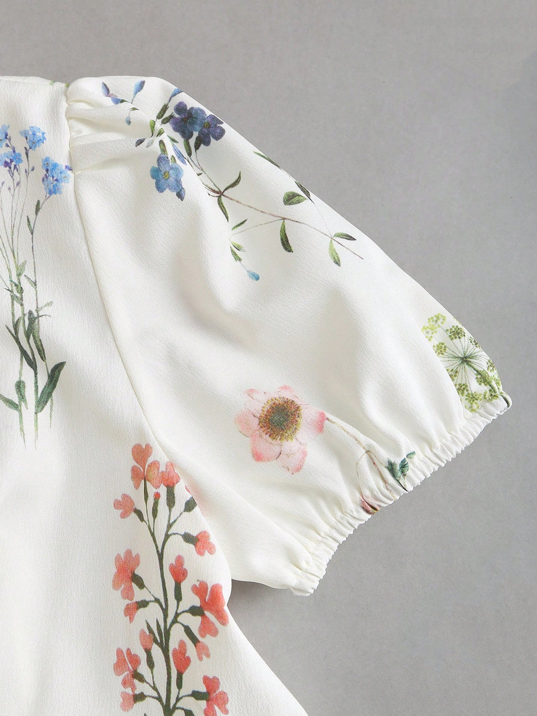 Bluza cropped SHEIN, alb
