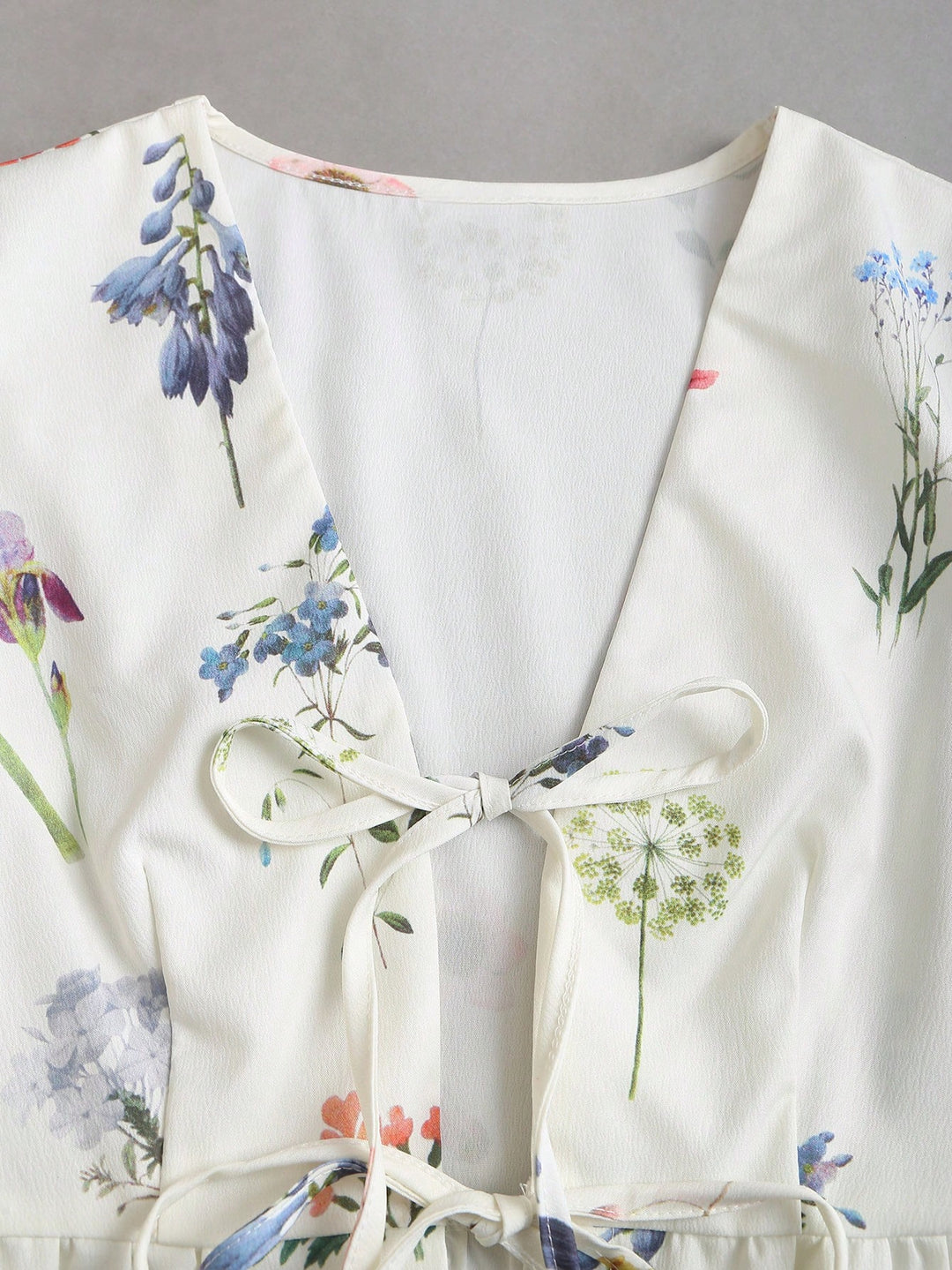 Bluza cropped SHEIN, alb