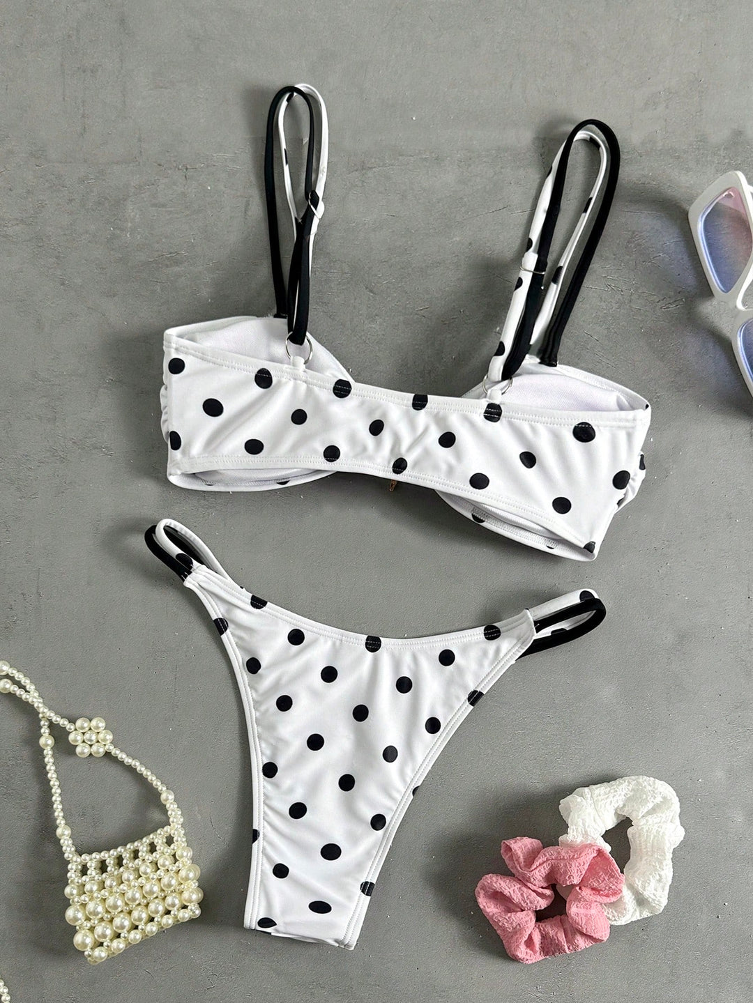 Set bikini SHEIN, negru