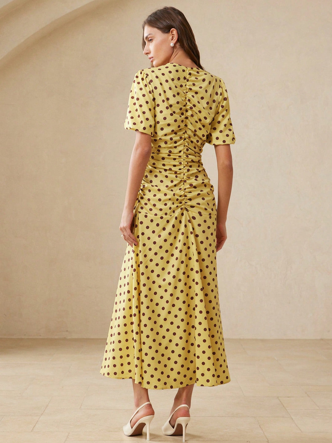 Rochie maxi SHEIN, galben