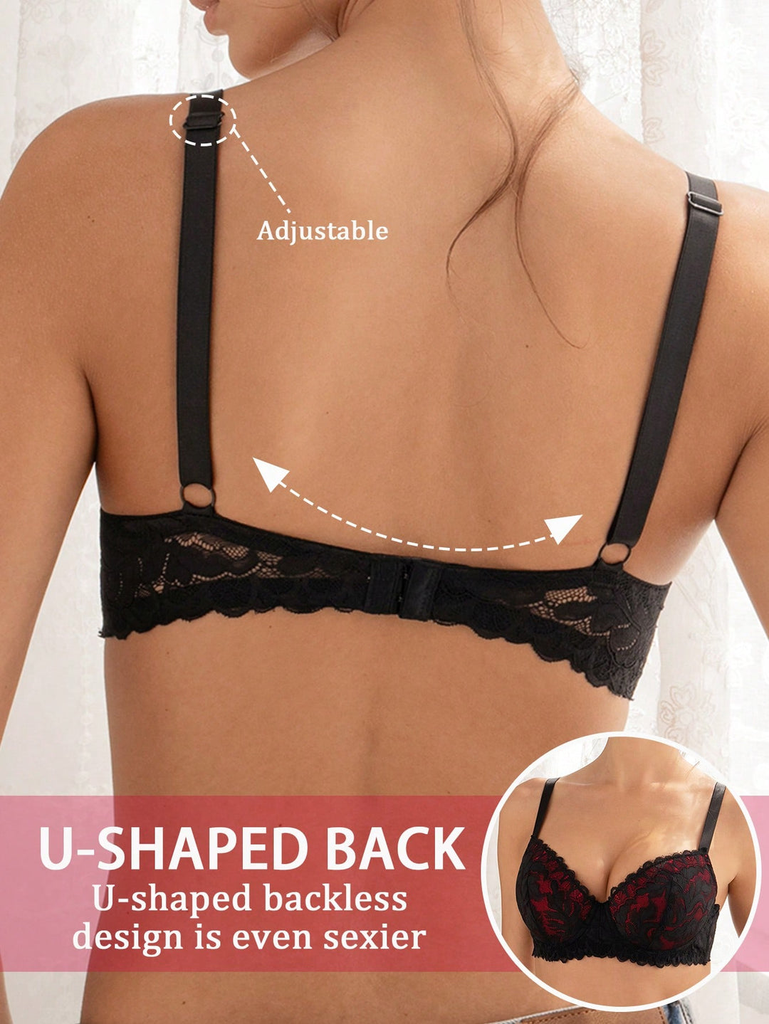 SHEIN Bra, Mixed Colors