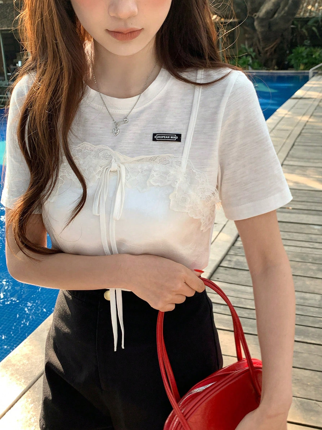 Tricou SHEIN, alb