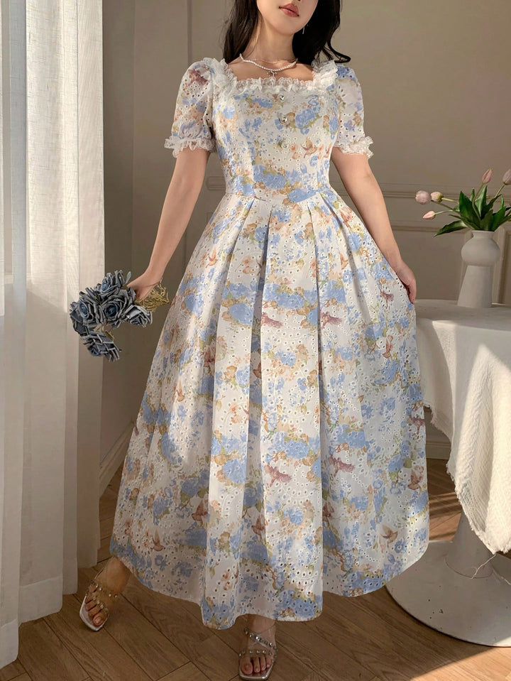 Rochie maxi SHEIN, albastru