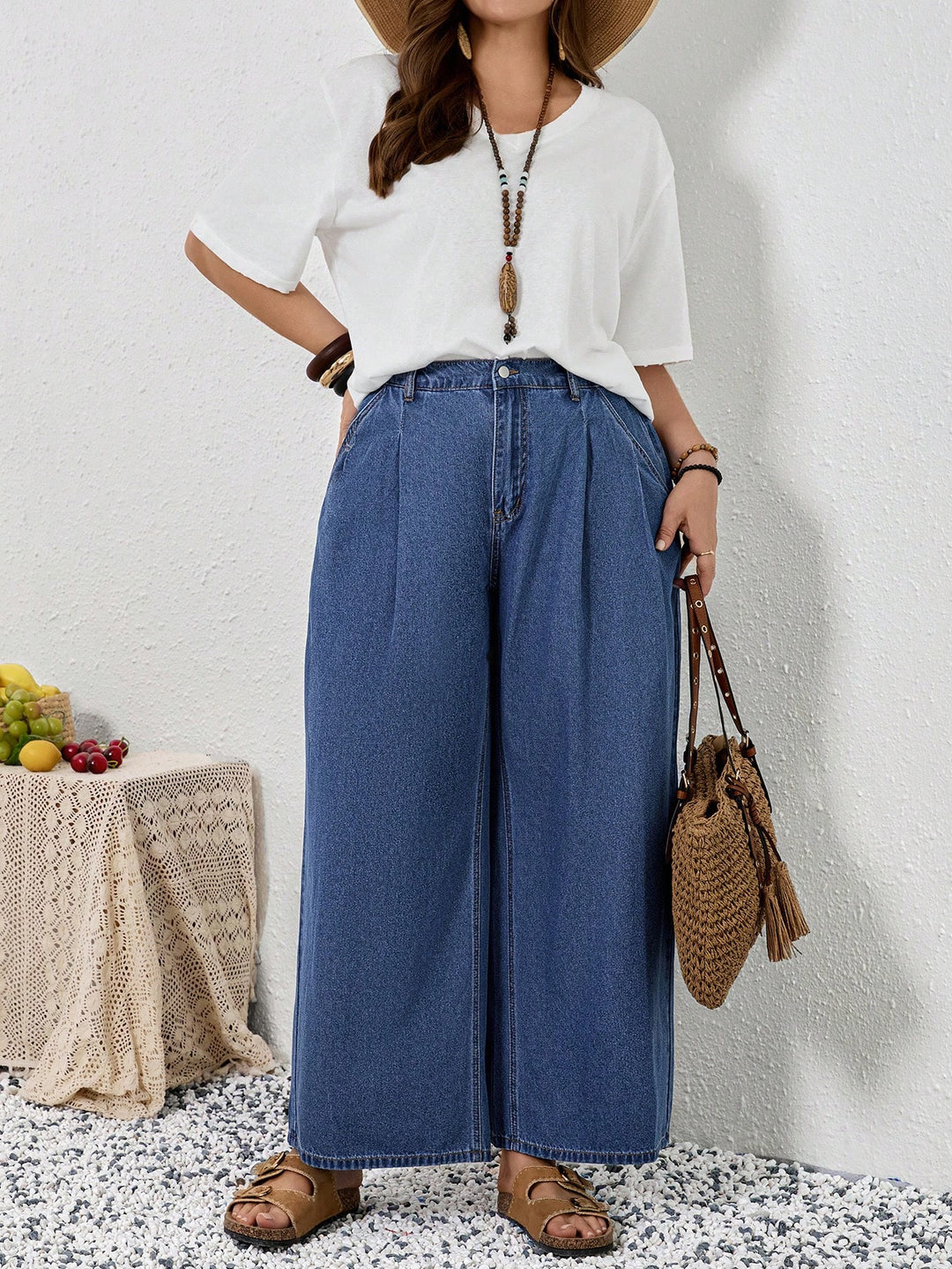 Jeans SHEIN, albastru