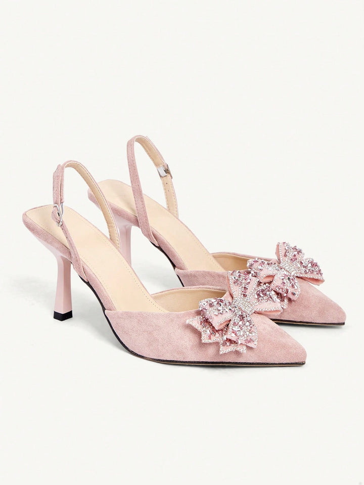 Pantofi cu toc SHEIN, roz