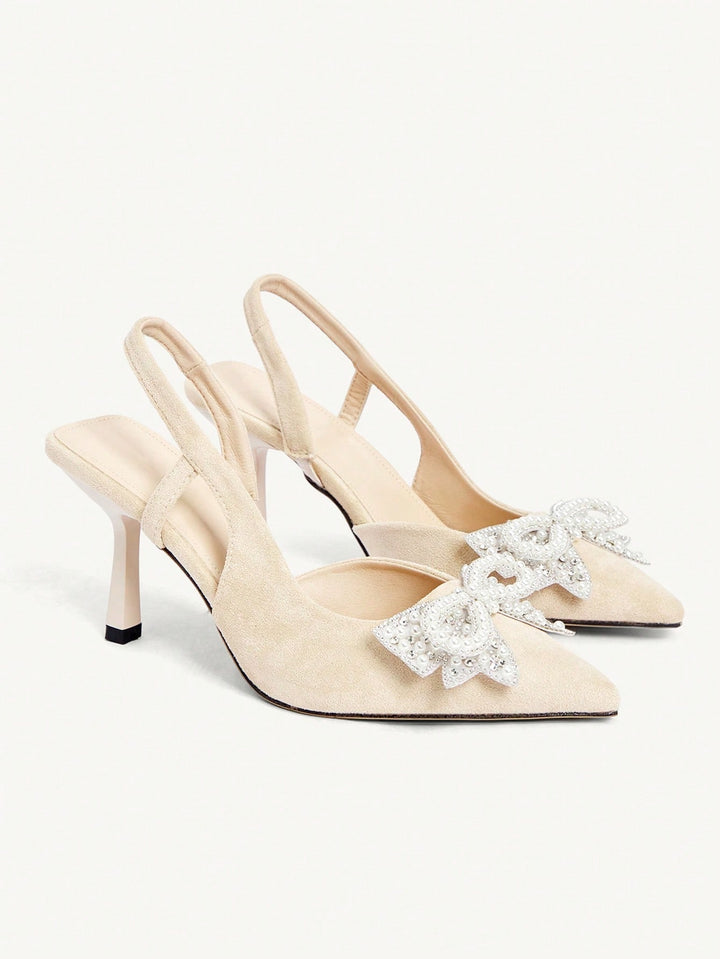 Pantofi cu toc SHEIN, kaki