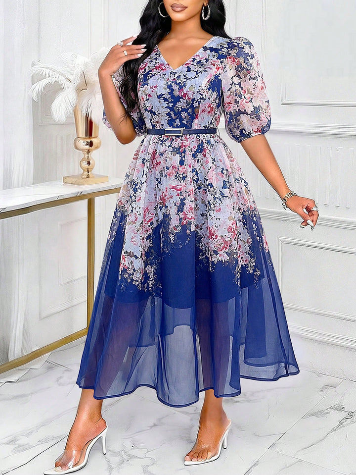 Rochie maxi SHEIN, albastru