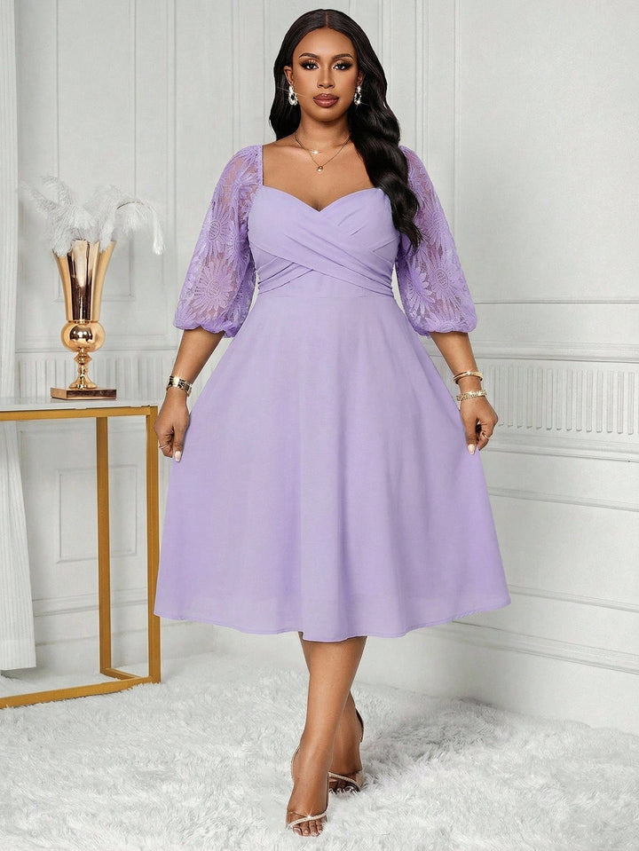 Rochie midi SHEIN, mov