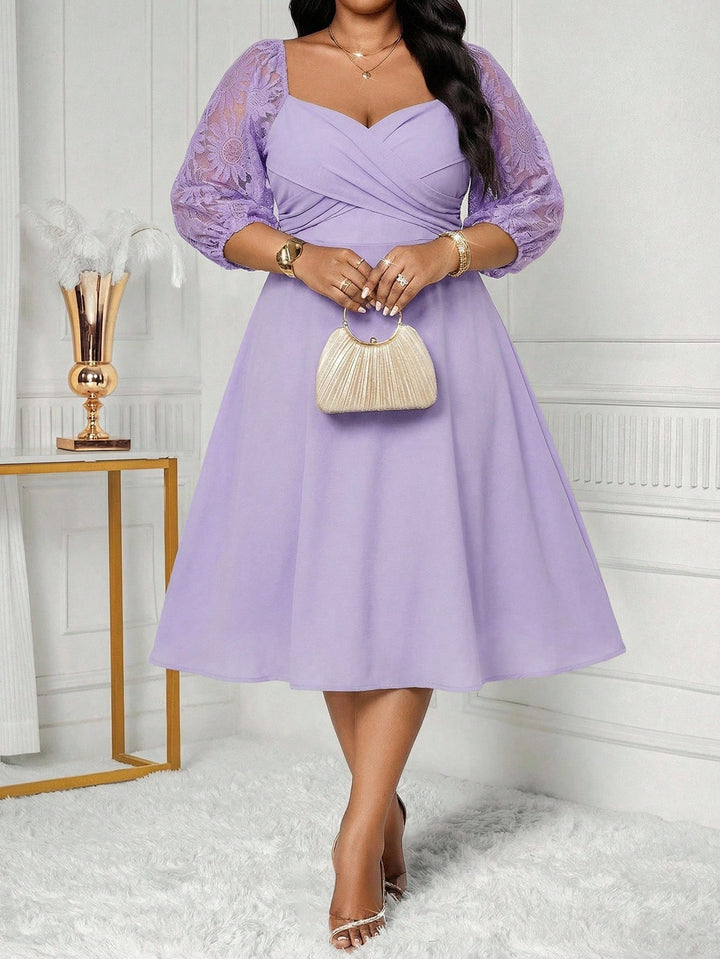 Rochie midi SHEIN, mov
