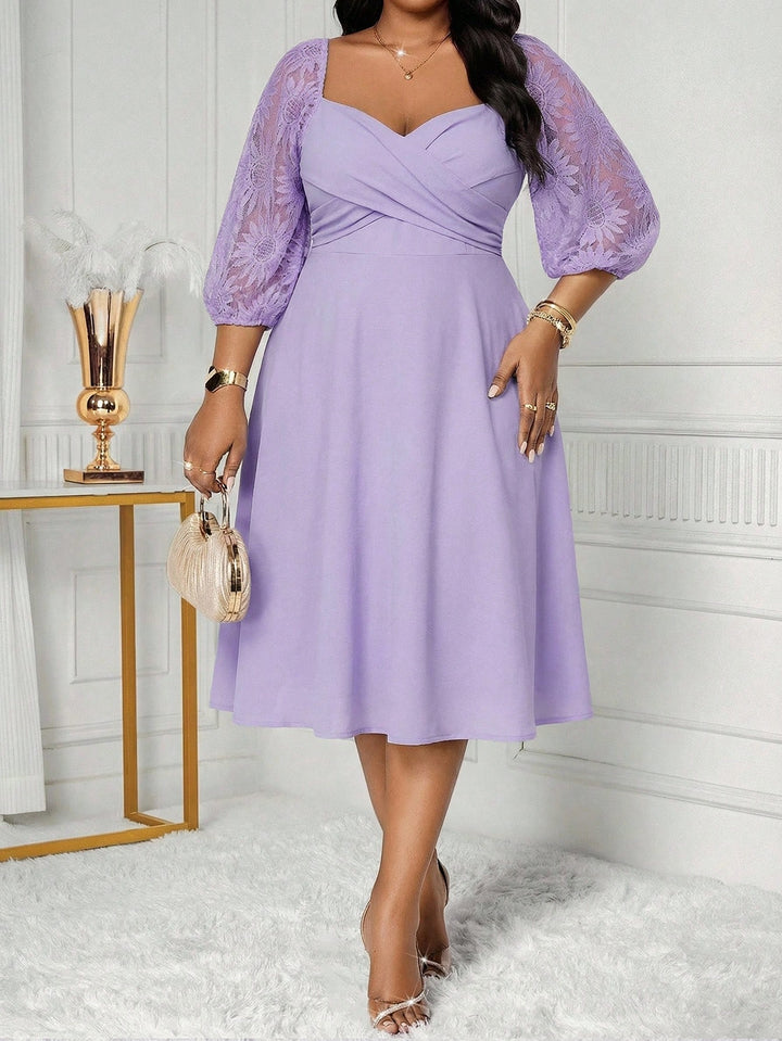 Rochie midi SHEIN, mov