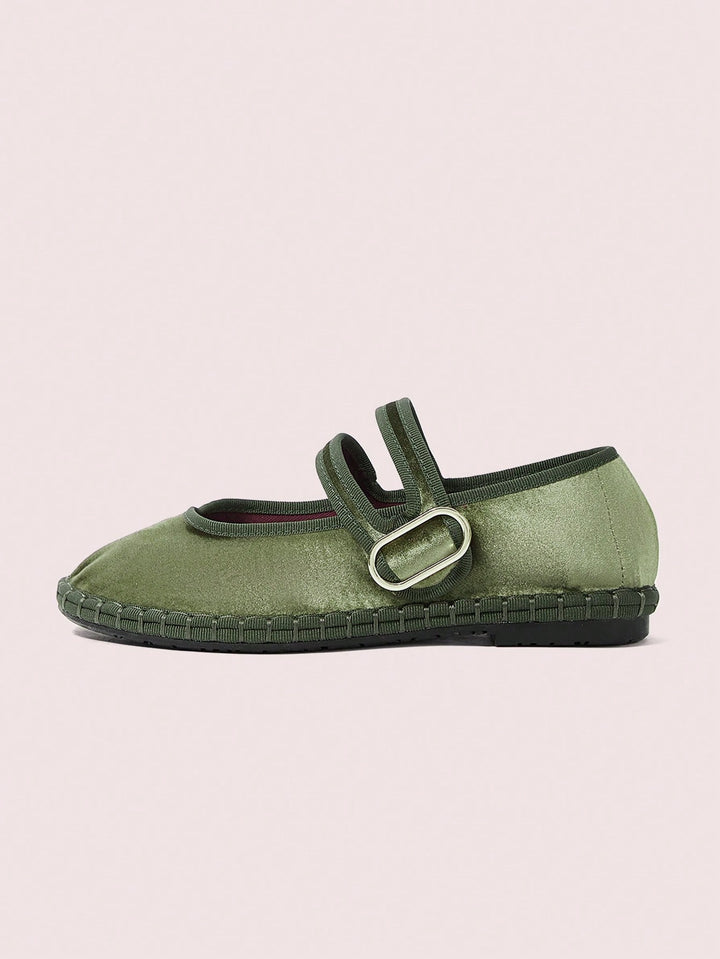SHEIN balerinacipő, khaki