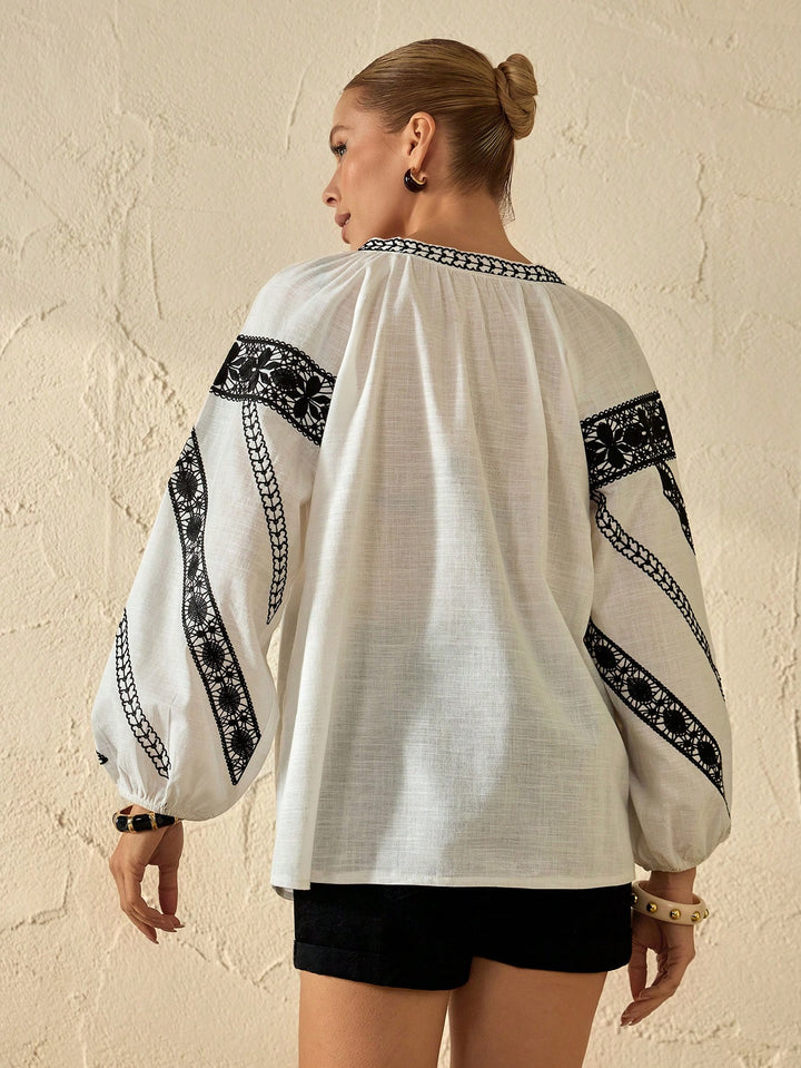 Top SHEIN, alb