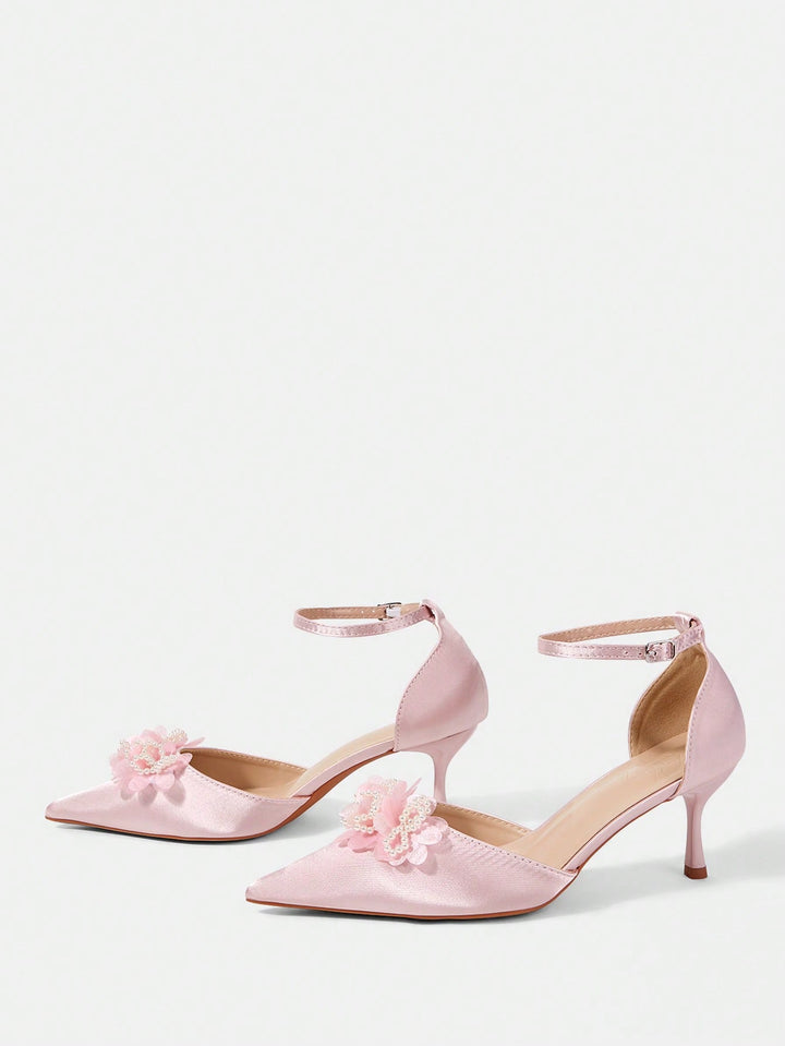 Pantofi cu toc SHEIN, roz