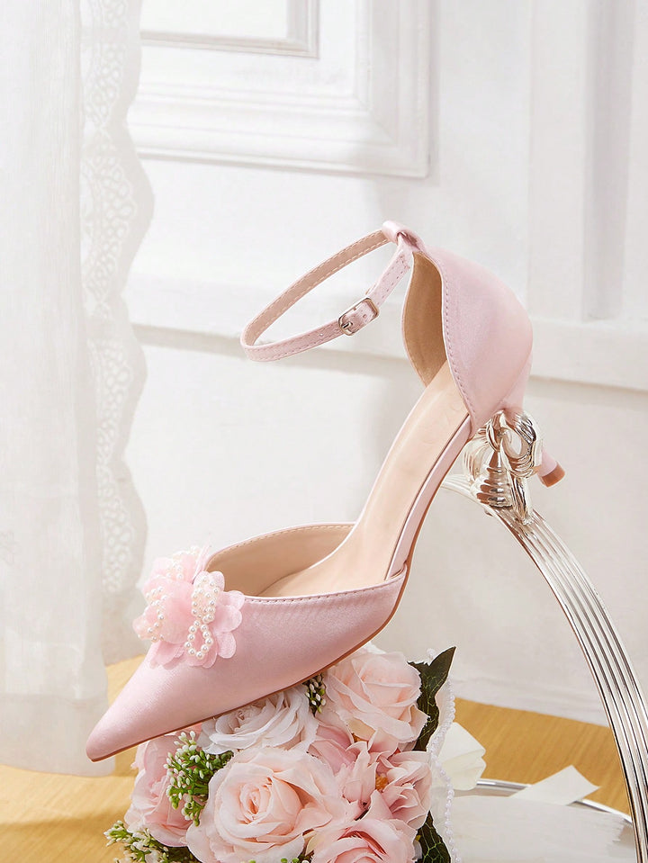 Pantofi cu toc SHEIN, roz