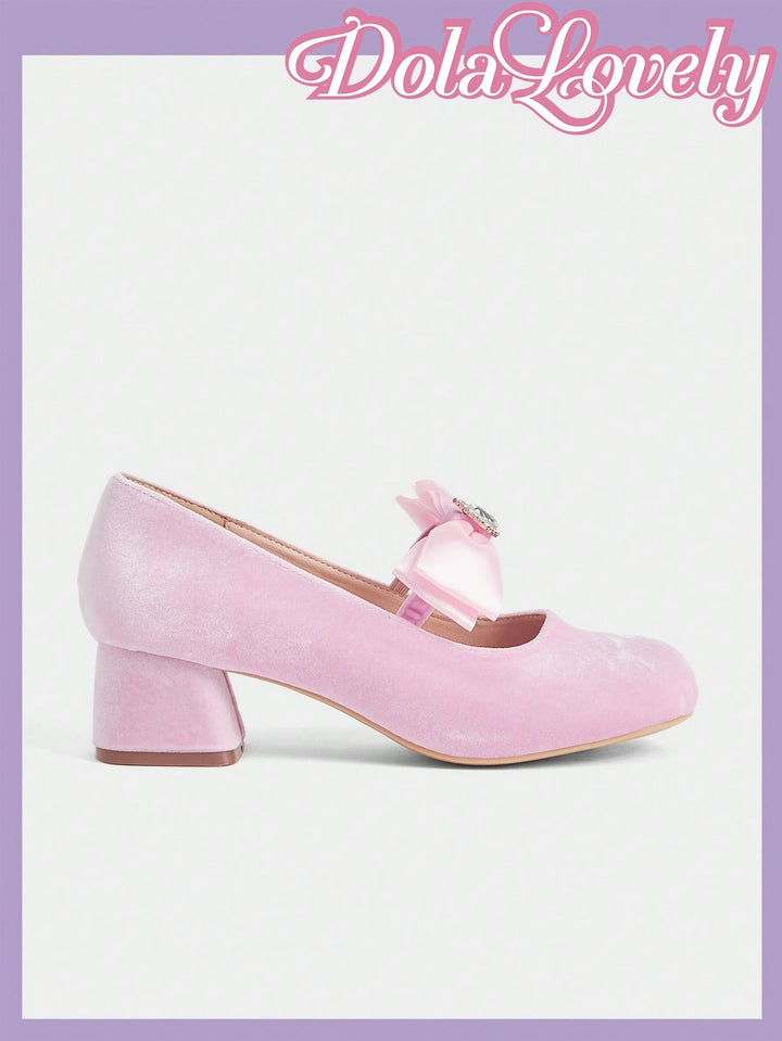 Pantofi cu toc SHEIN, roz